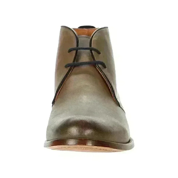 Penny Luck Visionary Falcon Gray Leather Chukka Boots Men\'s 9 M SAVE $94.00